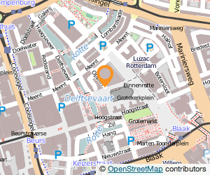 Bekijk kaart van Sociale Zaken en Werkgelegenh. SRR Centraal bureau in Rotterdam