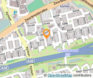Bekijk kaart van Leeuwenhart  in Zwolle