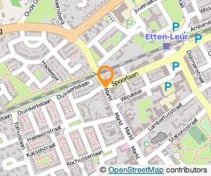 Bekijk kaart van Vereniging van eigenaars 't Voske, Markt 122-126 in Etten-Leur