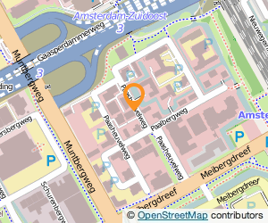 Bekijk kaart van Sportfondsen-Oegstgeest B.V.  in Amsterdam Zuidoost