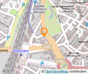 Bekijk kaart van Bureau Christiaens. Teksten en Trainingen in Nijmegen