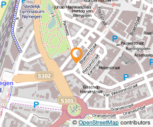 Bekijk kaart van Irish Pub The Shamrock  in Nijmegen