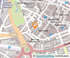 Bekijk kaart van Hermien Klein Willink Pedicure  in Nijmegen