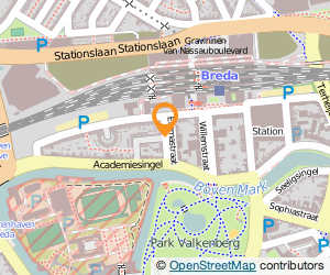 Bekijk kaart van Piet den Blanken  in Breda