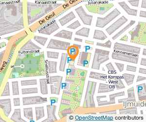 Bekijk kaart van pcbs Het Kompas, locatie zuid  in Ijmuiden