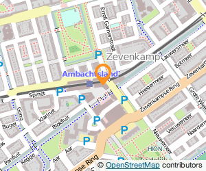 Bekijk kaart van Coupeusehuis 'Ambachtsplein'  in Rotterdam