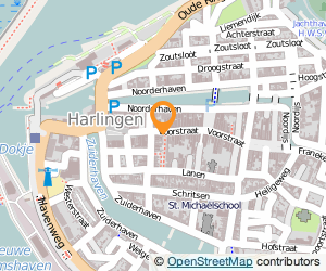 Bekijk kaart van 't Winkeltje Kado-Artikelen, Kleding en Bijous in Harlingen