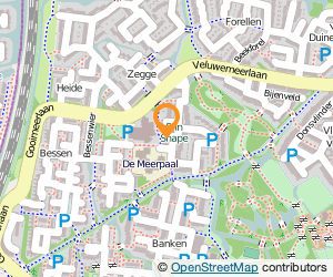 Bekijk kaart van V.O.F. Onder De Linde  in Leiden