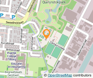 Bekijk kaart van Recreatieve Tennisvereniging 'Quirijn' in Tilburg