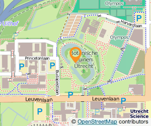 Bekijk kaart van Botanische Tuinen Universiteit in Utrecht