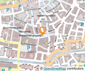 Bekijk kaart van V.O.F. de Stadswaag  in Leeuwarden