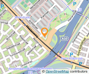 Bekijk kaart van Stichting Centrale Dierenambulance in Amsterdam