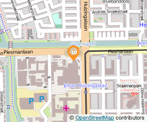 Bekijk kaart van Het Nederlands Kanker Instituut - Antoni van Leeuwenhoek Ziekenhuis in Amsterdam