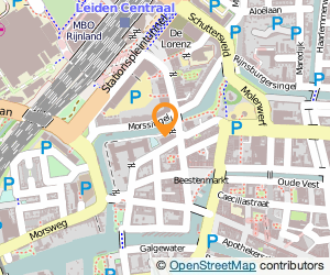 Bekijk kaart van Boekhandel 'De Verre Volken'  in Leiden