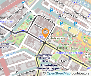 Bekijk kaart van Garage 'Artis'  in Amsterdam
