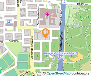 Bekijk kaart van DE KERN boz, Prakt. voor Natuurgeneeskunde in Bergen op Zoom
