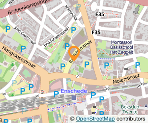 Bekijk kaart van Locatie Raiffeisenstraat  in Enschede