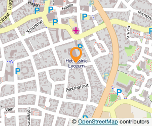 Bekijk kaart van Het Assink lyceum Locatie Prins Bernhardstraat in Eibergen