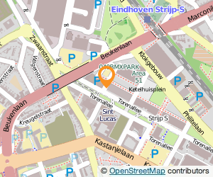 Bekijk kaart van J.M.H.  in Eindhoven