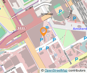 Bekijk kaart van Indexus  in Amsterdam Zuidoost