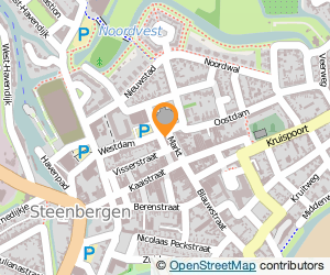Bekijk kaart van Merksnack Marktzicht in Steenbergen (Noord-Brabant)
