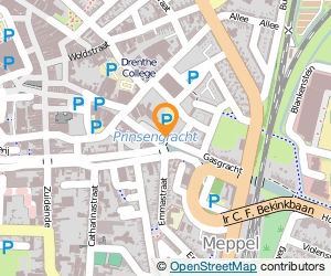 Bekijk kaart van Hallmans advocatuur & mediation in Meppel