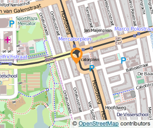 Bekijk kaart van OBA Mercatorplein  in Amsterdam