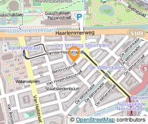 Bekijk kaart van M.E. Faber  in Amsterdam