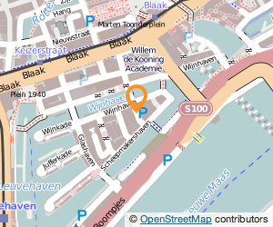 Bekijk kaart van Servicedienst Locatie Wijnbrugstraat 1-17 in Rotterdam