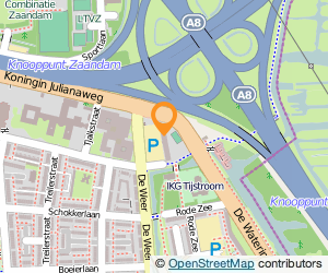Bekijk kaart van Taxibedrijf Menno  in Zaandam