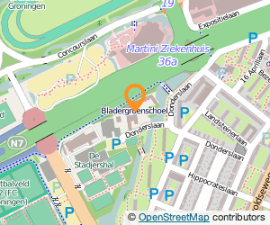 Bekijk kaart van Prof. W.J. Bladergroenschool  in Groningen