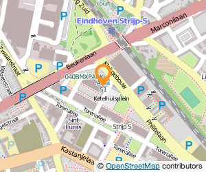 Bekijk kaart van Stichting Area 040  in Eindhoven