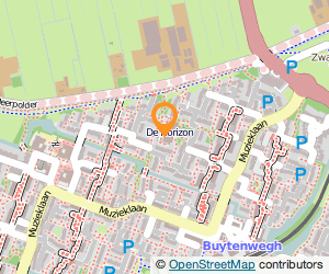 Bekijk kaart van RK School voor Speciaal Basisonderwijs De Horizon in Zoetermeer