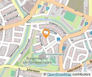 Bekijk kaart van Watersportvereniging 'Het Bommelse Gors' in Breda