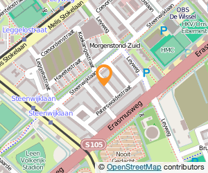 Bekijk kaart van M. Lawecki  in Den Haag