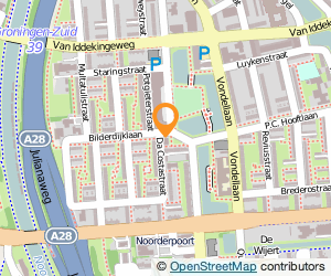 Bekijk kaart van Apotheek de Wijert  in Groningen