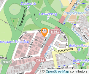 Bekijk kaart van 't Kookpunt Rodenberg  in Groningen