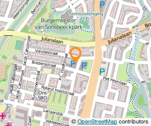 Bekijk kaart van Praktijk voor Fysiotherapie Boeimeer in Breda