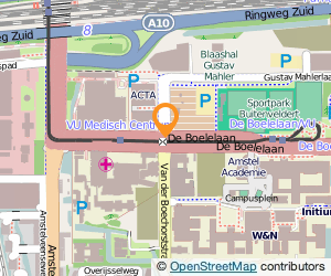 Bekijk kaart van Sporthal de Boelelaan (BL46)  in Amsterdam