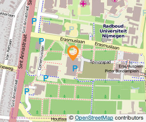 Bekijk kaart van Radboud Universiteit in Nijmegen