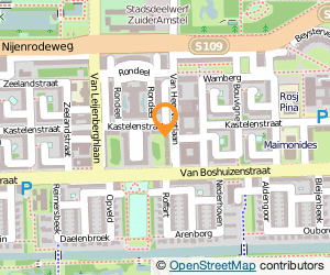Bekijk kaart van Tandartsenpraktijk Oei  in Amsterdam