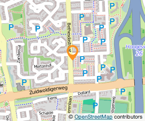 Bekijk kaart van Pedicurepraktijk Gea Prins  in Hoogeveen