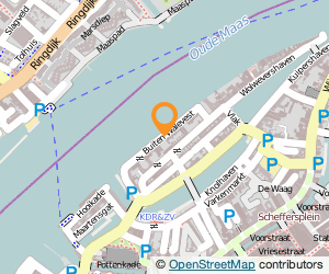 Bekijk kaart van Dok 22 hospitality B.V.  in Dordrecht