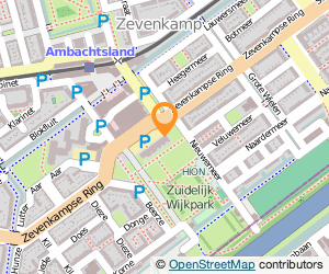 Bekijk kaart van Bureau Zevenkampse Ring in Rotterdam